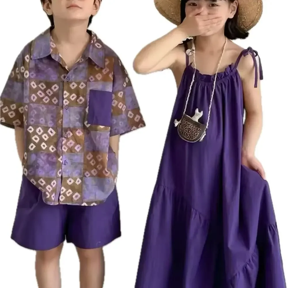 New “brother”  boy’s two piece shirt and shorts 4-5